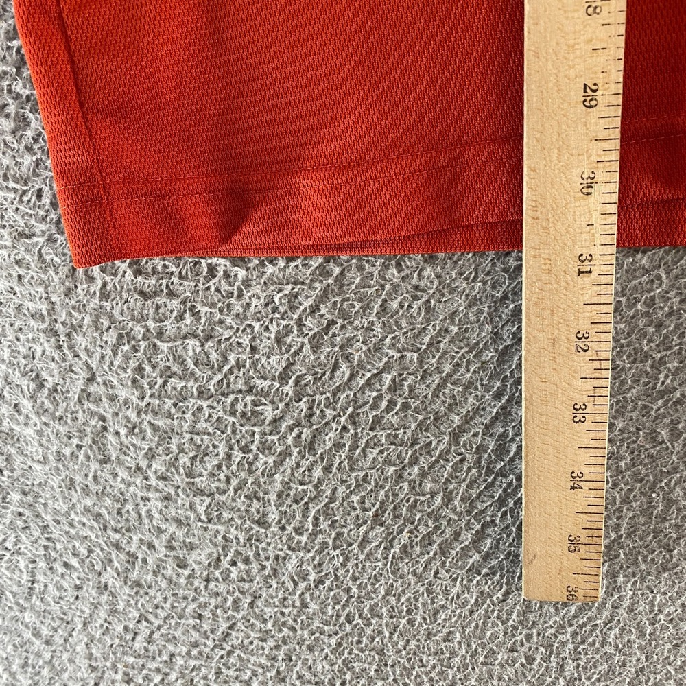 Nike Y2K T-Shirt Mens Large Orange Short Sleeve Vintage Wicking Workout - Picture 4 of 12